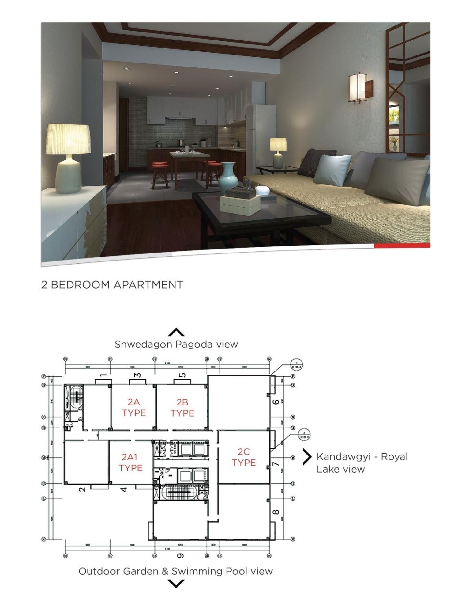 Kantharyar Serviced Apartment Yangon Exterior photo